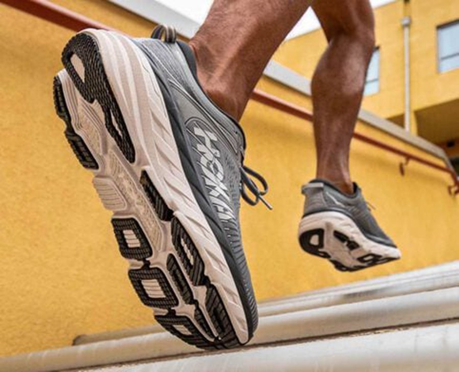 Hoka One One Løbesko Herre - Bondi 7 - Grå - 147689LOJ